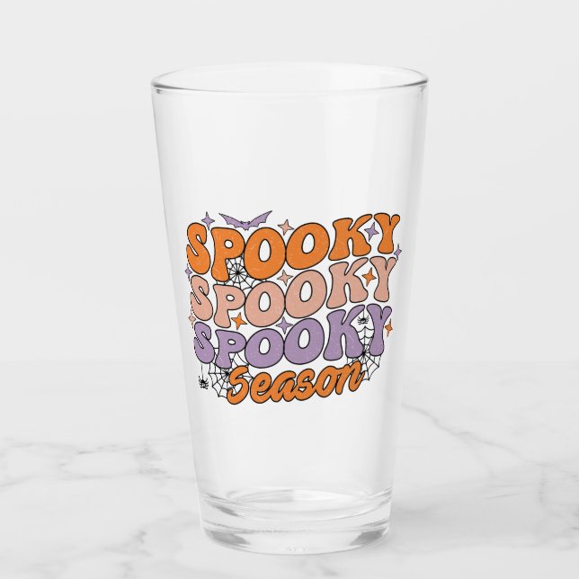 Spooky Spooky Season Glas (Vorderseite)