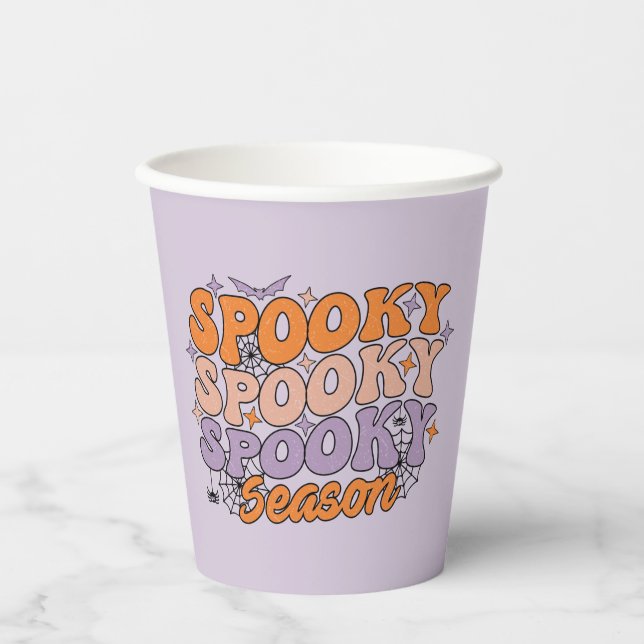 Spooky Spooky Season Pappbecher (Vorderseite)