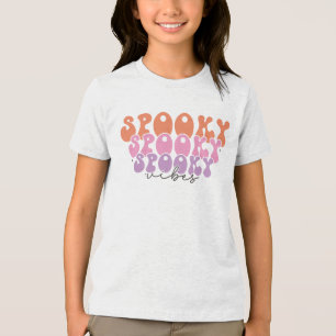 Spooky Spooky Spooky Vibes Tri-Blend Shirt