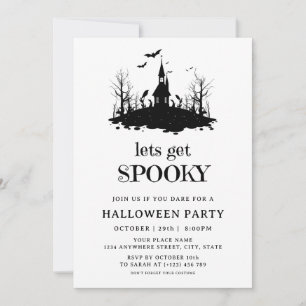 Spooky Spuk House Adult Halloween Kostüm Party Einladung