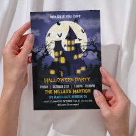 Spooky Spuk House Halloween-Party Einladung