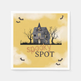 Spooky Spuk House Halloween-Party Paper Napkin Serviette