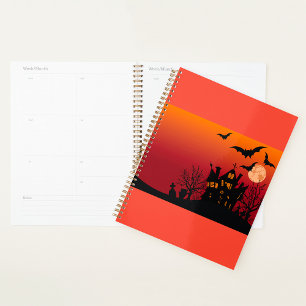 Spooky Spuk House Halloween Planer