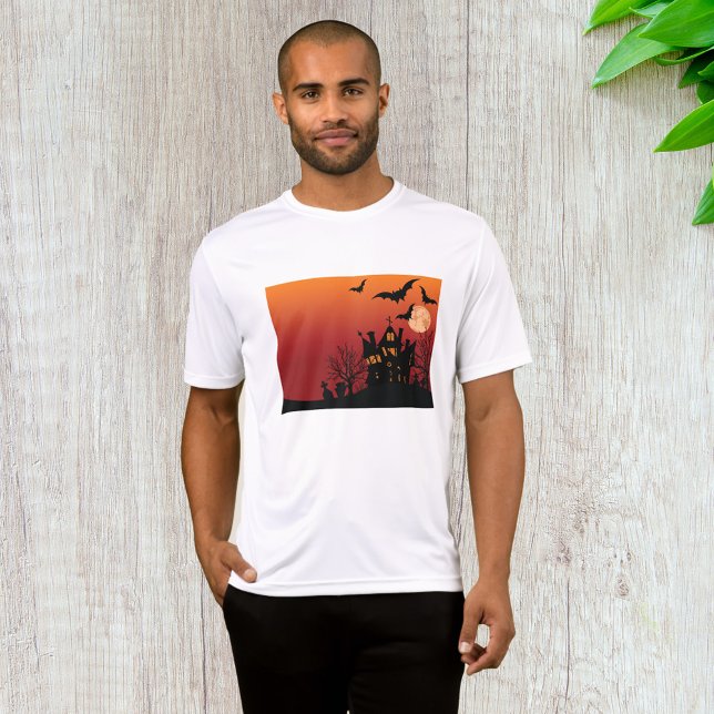 Spooky Spuk House Halloween T-Shirt (Von Creator hochgeladen)