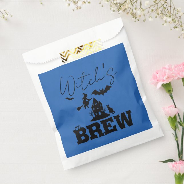 Spooky Spuk House & Hexe Silhouette | Geschenktütchen (Versiegelt)