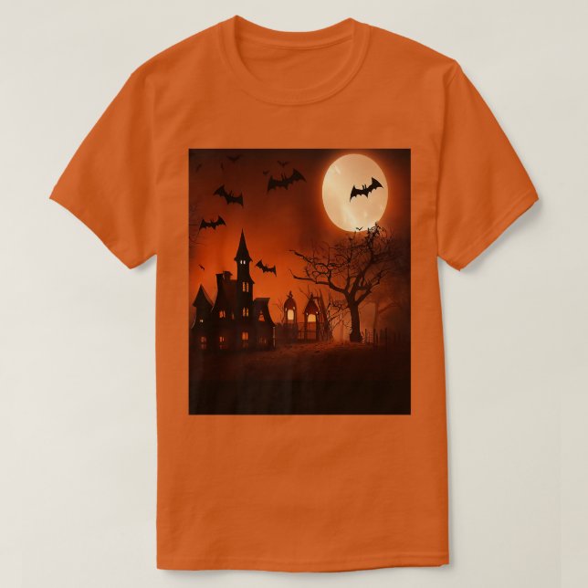Spooky Spuk House T-Shirt (Design vorne)
