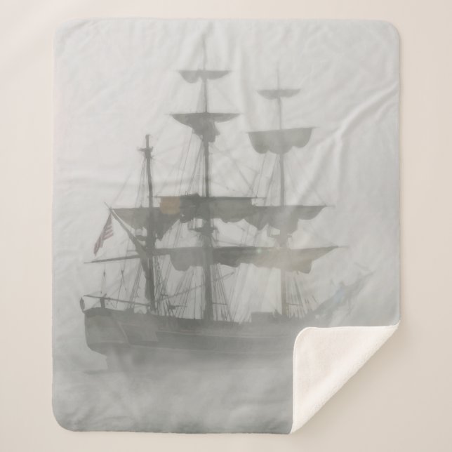 Spooky Spuk Pirate Ship Gray Sherpadecke (Vorderseite)