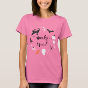 Spooky Squad Girl Geburtstagsfamilie T-Shirt