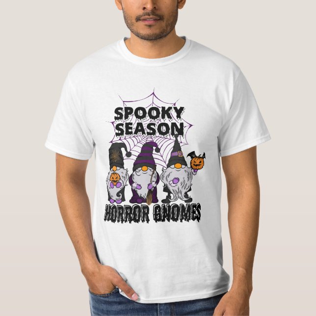 Spooky Squad Shirt| Gnome Halloween T-Shirt (Vorderseite)
