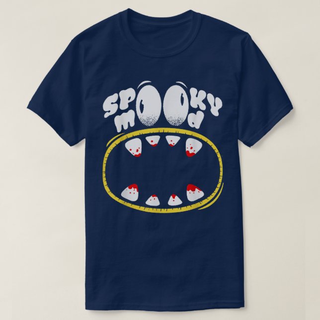Spooky Stimmung Halloween Kostümmonster Classic Fu T-Shirt (Design vorne)