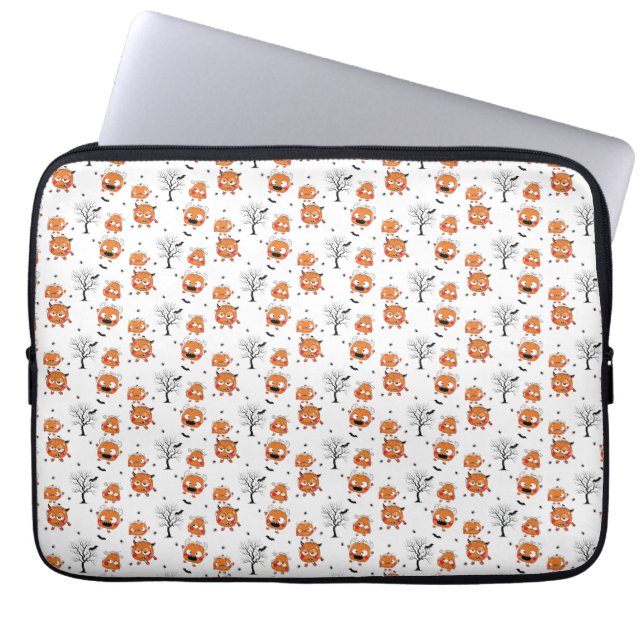 Spooky Sweet Baby Bat Halloween Wrapping Paper Laptopschutzhülle (Vorderseite)