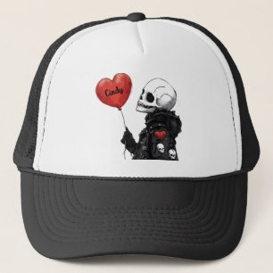 Spooky Sweetheart - Anpassbarer Schädel mit Ballon Truckerkappe
