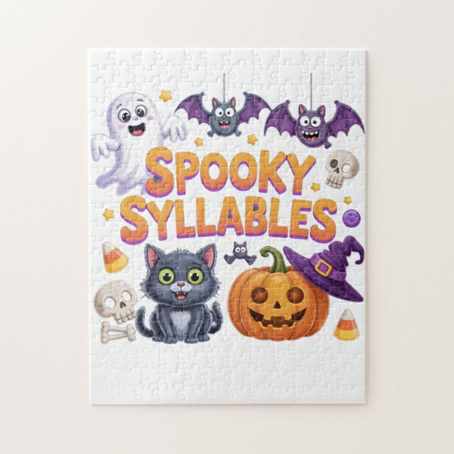 Spooky Syllables Puzzle (Vertikal)