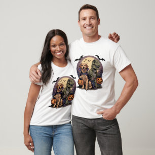 Spooky T Rex Retriever Trick-oder-Leckerei-Shirt T-Shirt