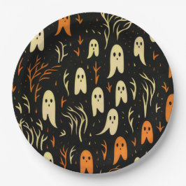Spooky-Tableware für Party und Veranstaltungen Pappteller