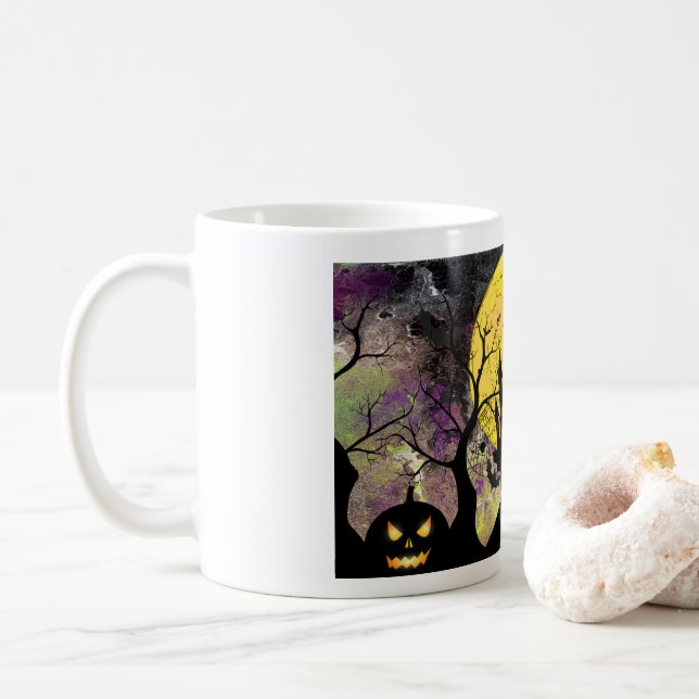 Spooky-Tasse Kaffeetasse (Mit Donut)