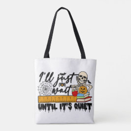 Spooky Teacher Halloween Tote Bag