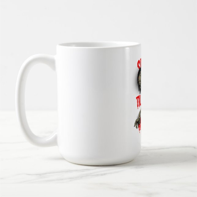 Spooky Till Midnight Elegant Halloween Night Kaffeetasse (Links)
