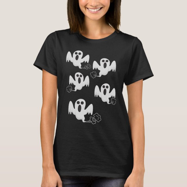 Spooky Toots: T-Shirt von Geistern rauben (Vorderseite)