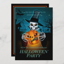 Spooky Top Hat Skeleton