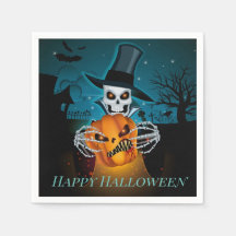 Spooky Top Hat Skeleton