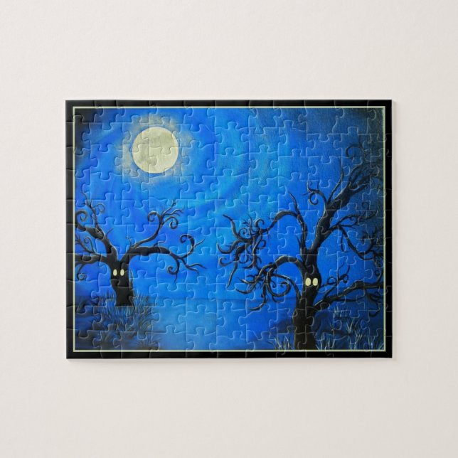 Spooky Trees - Puzzle (Horizontal)