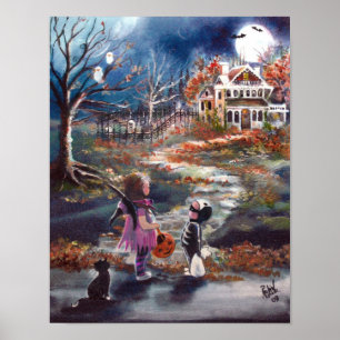 Spooky Trick oder Treat Poster