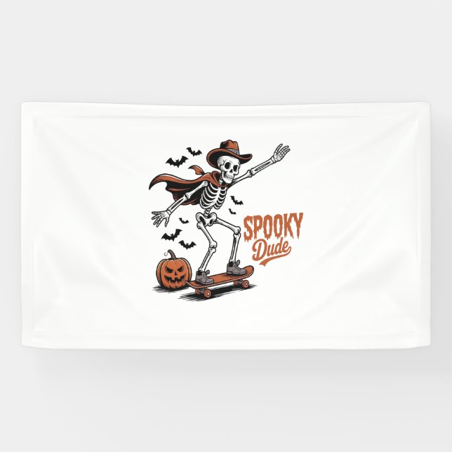 Spooky Typ Spooky Jahreszeit Banner (Horizontal)