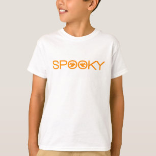 Spooky Typografie Halloween Girls T-Shirt