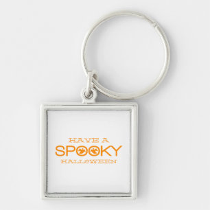 Spooky Typografie Halloween Premium-Schlüsselanhän Schlüsselanhänger