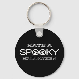 Spooky Typografie Halloween-Schlüsselanhänger Schlüsselanhänger