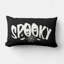 Spooky Typografie Lendenkissen