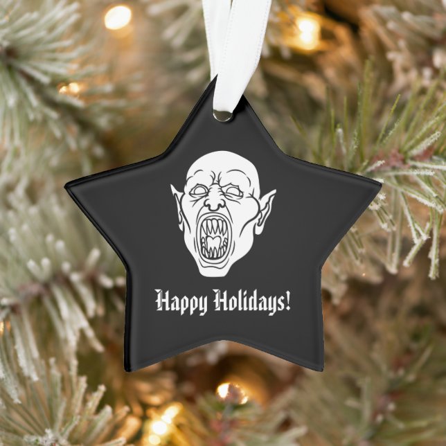 Spooky Vampire oder Dracula Horror Ornament (Baum)