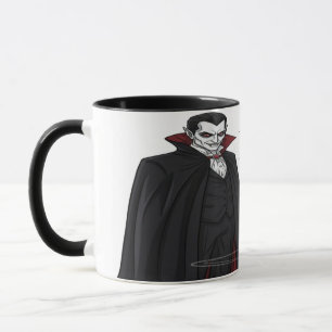 Spooky Vampire trinken Kaffee mit mir Halloween Tasse