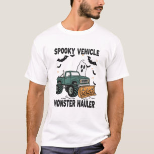 Spooky Vehicle Monster Hauler T-Shirt