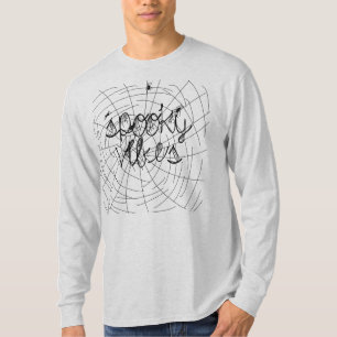 Spooky Vibes Abstrakt Spiders T-Shirt