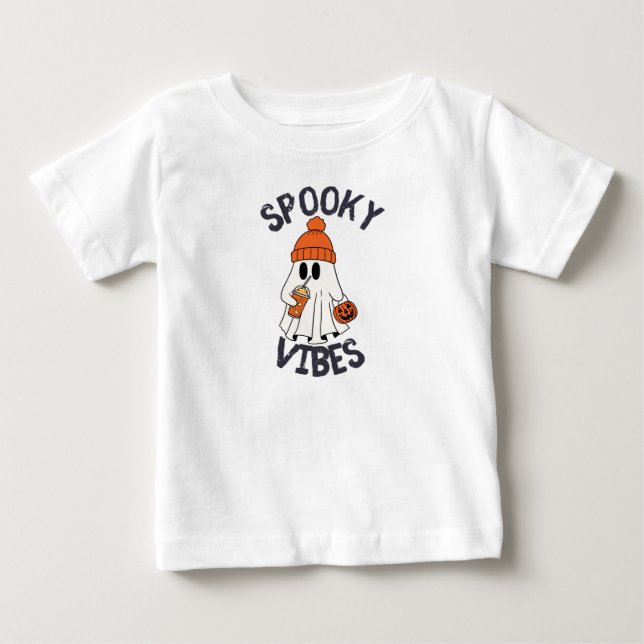 Spooky vibes baby t-shirt (Vorderseite)