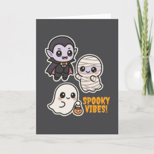 Spooky Vibes Feiertagskarte