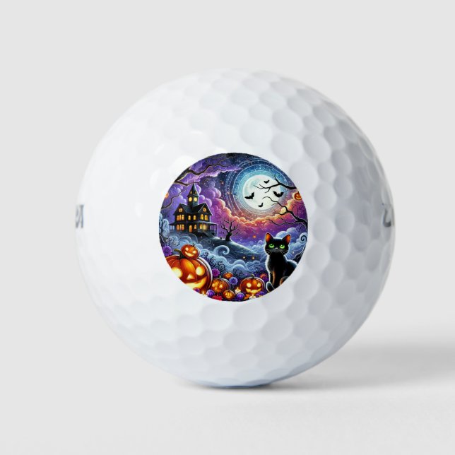Spooky Vibes Golfball (Vorderseite)