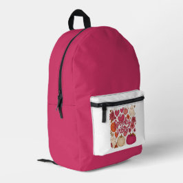 Spooky Vibes - Halloween-Backpack Bedruckter Rucksack