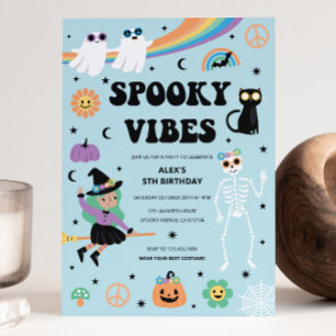 Spooky Vibes Halloween Einladung