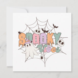 Spooky Vibes Halloween Einladung