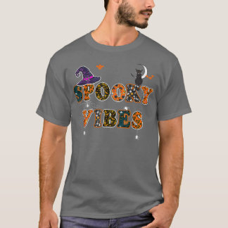 Spooky Vibes Halloween Hexengespenst Spooky Jahres T-Shirt