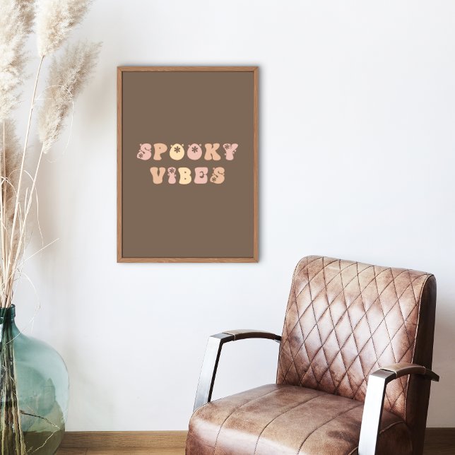 Spooky Vibes Halloween Wall Art Poster (Von Creator hochgeladen)