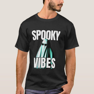 Spooky Vibes Niedlich Ghost in Sonnenbrille Funny  T-Shirt