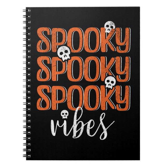 Spooky vibes notizblock (Vorderseite)