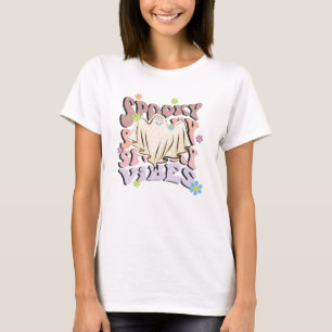 Spooky Vibes Retro Halloween T-Shirt