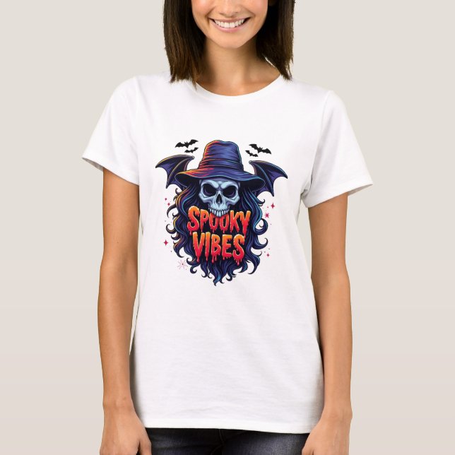 Spooky vibes T-Shirt (Vorderseite)
