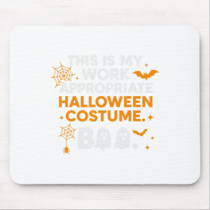 Spooky Vibes Tarot Halloween Ghost Retro Pumpkin Mousepad