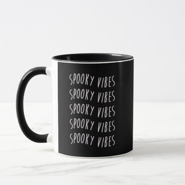 spooky vibes typography tasse (Links)